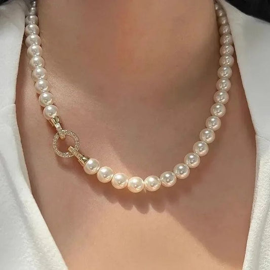 Eternal Dew Necklace (Fresh Water Pearls)