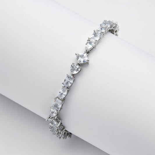 Celeste Mix-Cut Crystal Bracelet