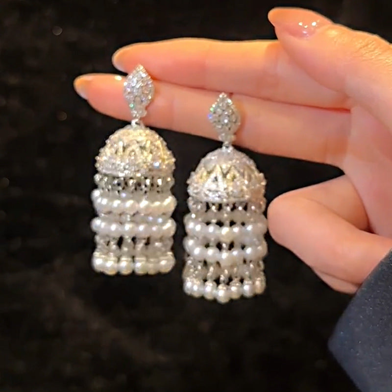 Embellished with shimmering stones and ornate patterns for a luxurious look.
