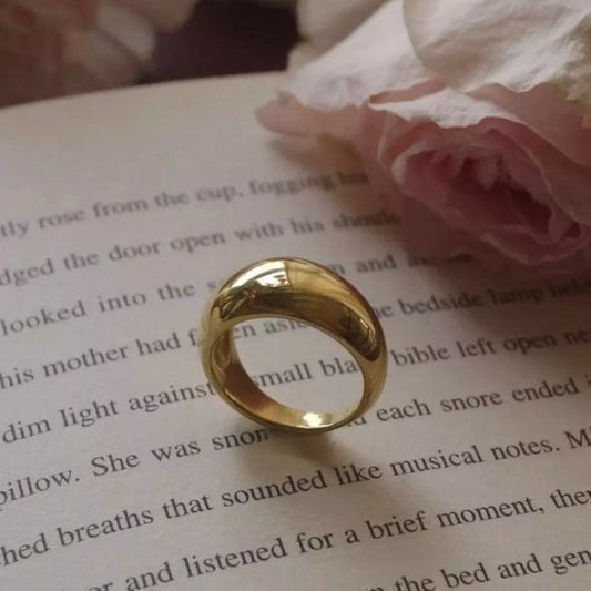 Dome Gold Ring