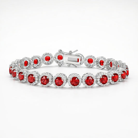 RUBY IMPERIA HALO BRACELET