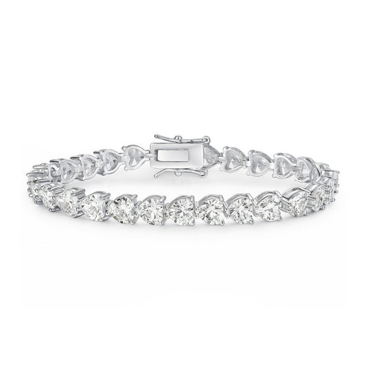 AMORA HEART TENNIS BRACELET