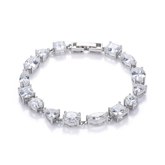 Radiant Cut Statement Tennis Bracelet