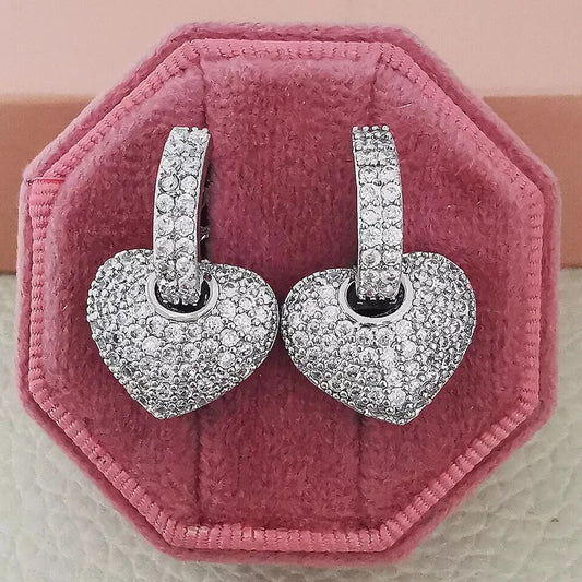 Mesmerize Heart Hoop Earrings