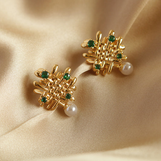 Hashtag Earrings (925 Sterling Silver)