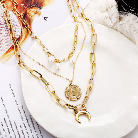 European Multi-Layer Necklace