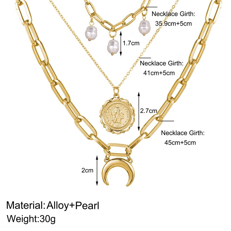 European Multi-Layer Necklace