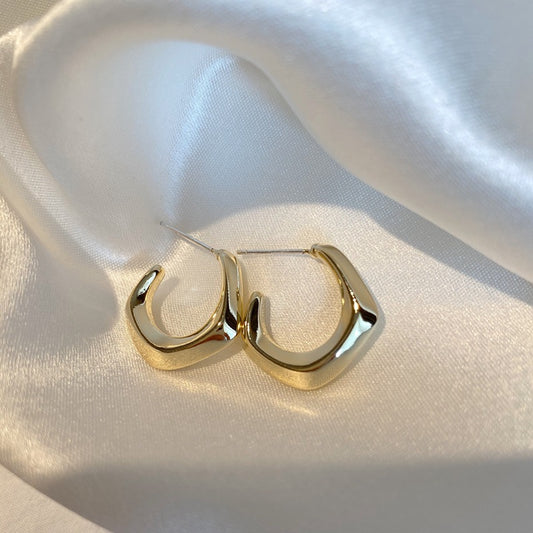 Delicate Gold Hoops