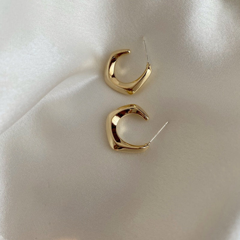 Delicate Gold Hoops