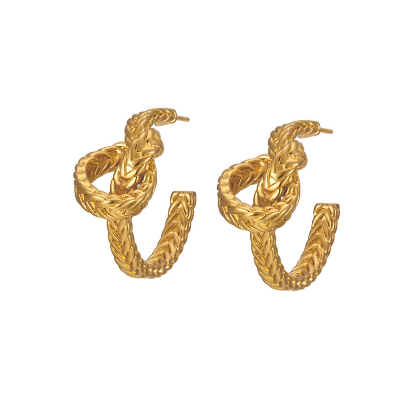 Medusa Gold Earrings