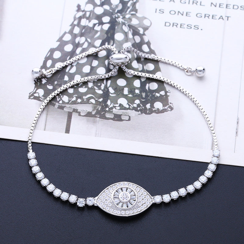 Studded Evil Eye Bracelet