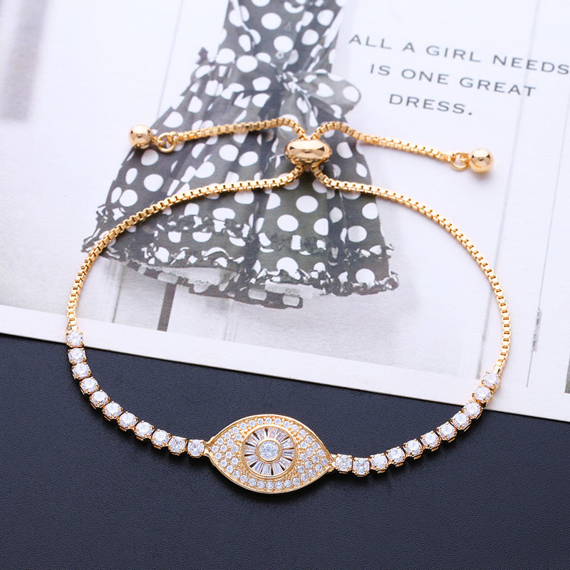 Studded Evil Eye Bracelet
