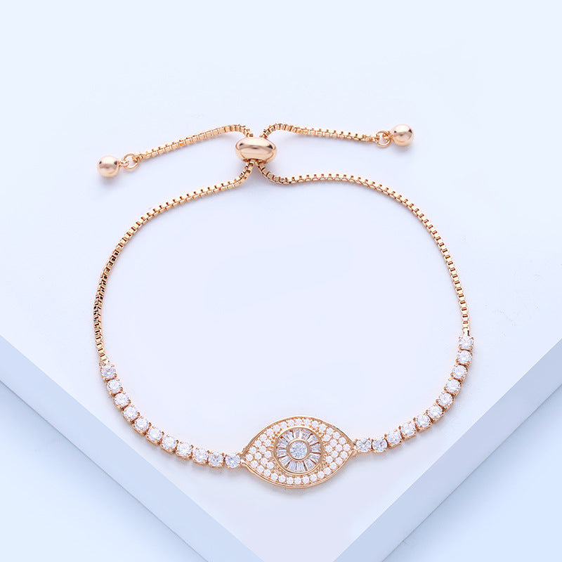 Studded Evil Eye Bracelet