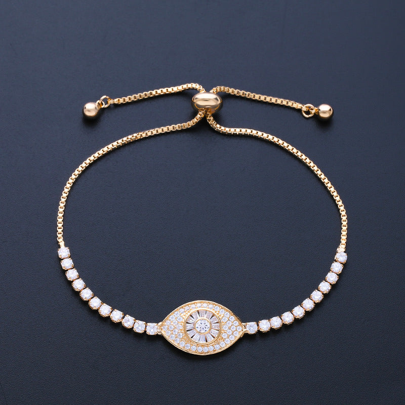 Studded Evil Eye Bracelet