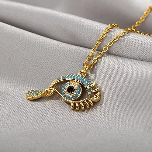 The Evil Eye Drop Necklace