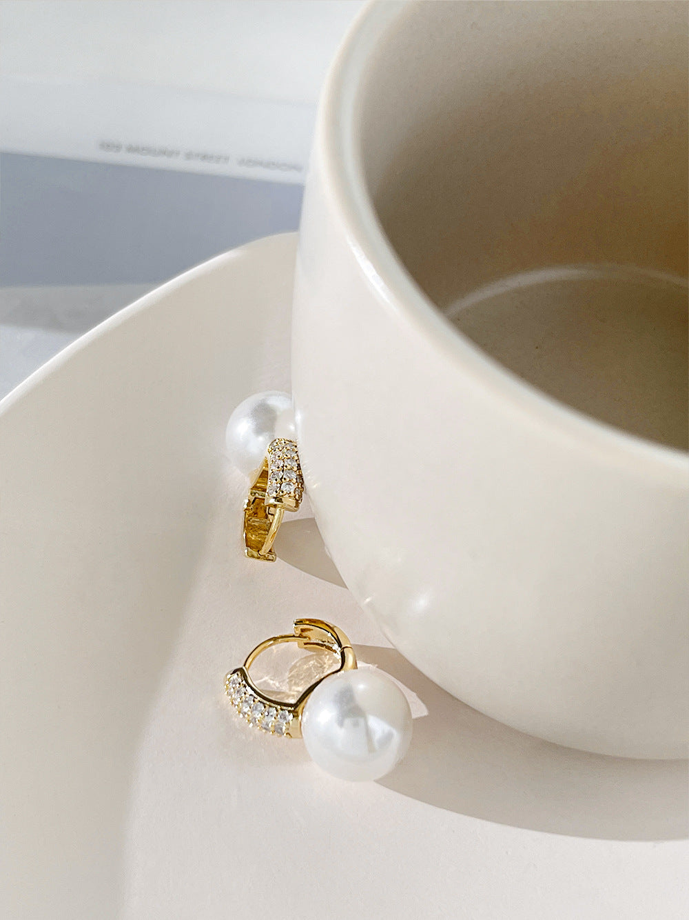 Ideal for gifting, these Faux Pearl Earrings provide a refined, timeless look that complements every style.