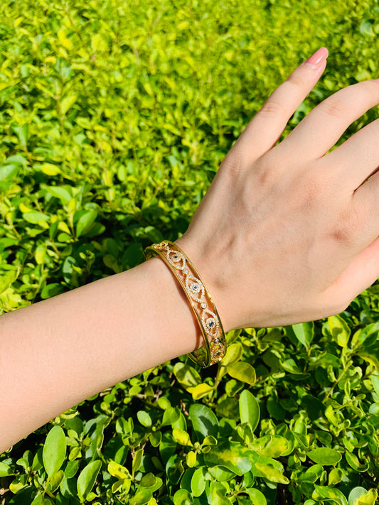 Studded Evil Eye Bracelet