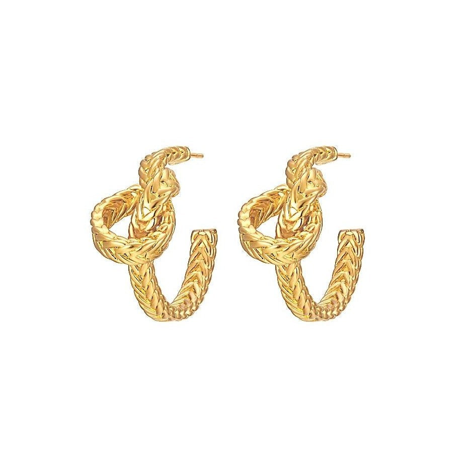 Medusa Gold Earrings