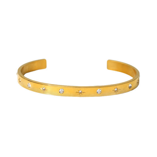 Star Moon Cuff Bracelet