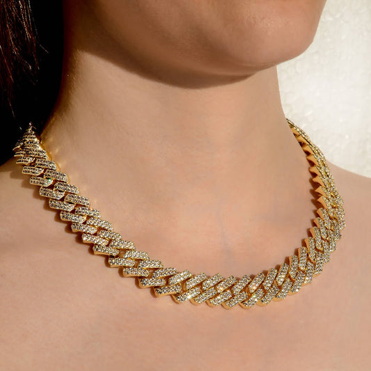MIAMI CUBAN ICED LINK CHAIN (15MM)
