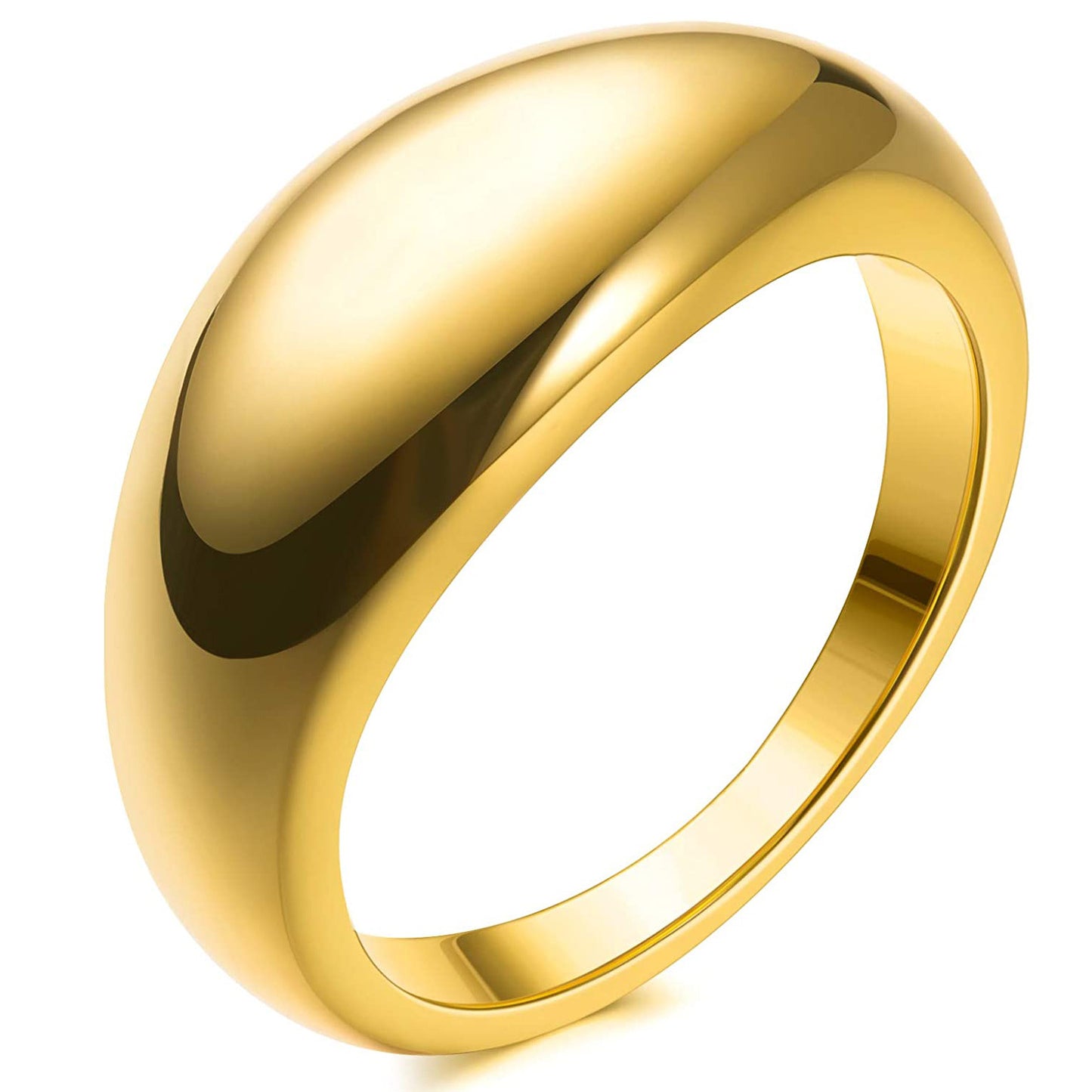Dome Gold Ring