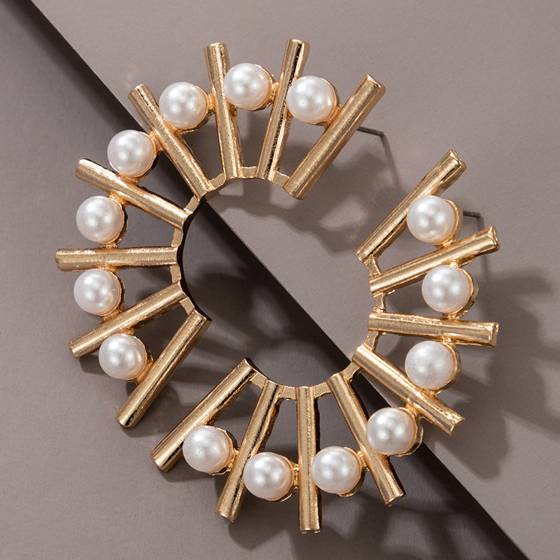 Faux Pearl Earrings