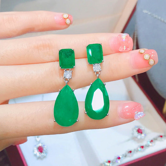 Emerald Green Small Doublet