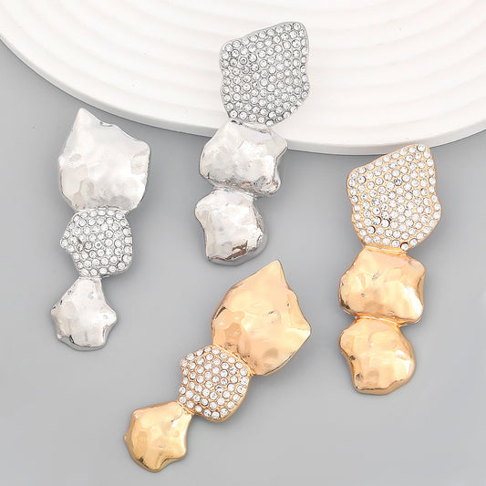 Sculpted Studded Earrings