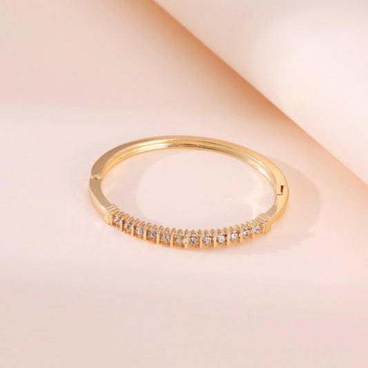 Traditional Diamond Bangle Bracelet