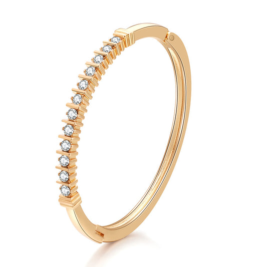 Traditional Diamond Bangle Bracelet