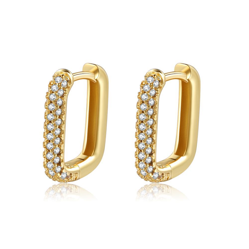 Studded Hoop Earrings