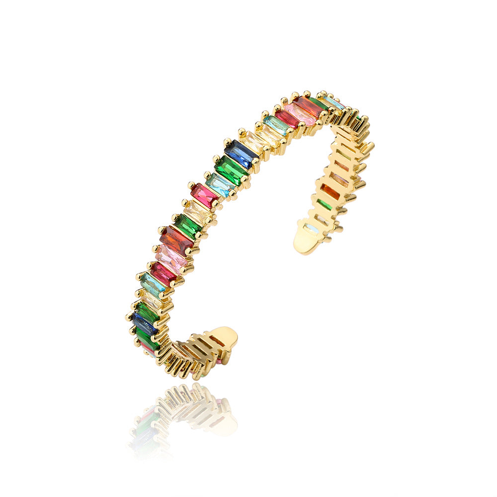 Rainbow Cuff Bracelet