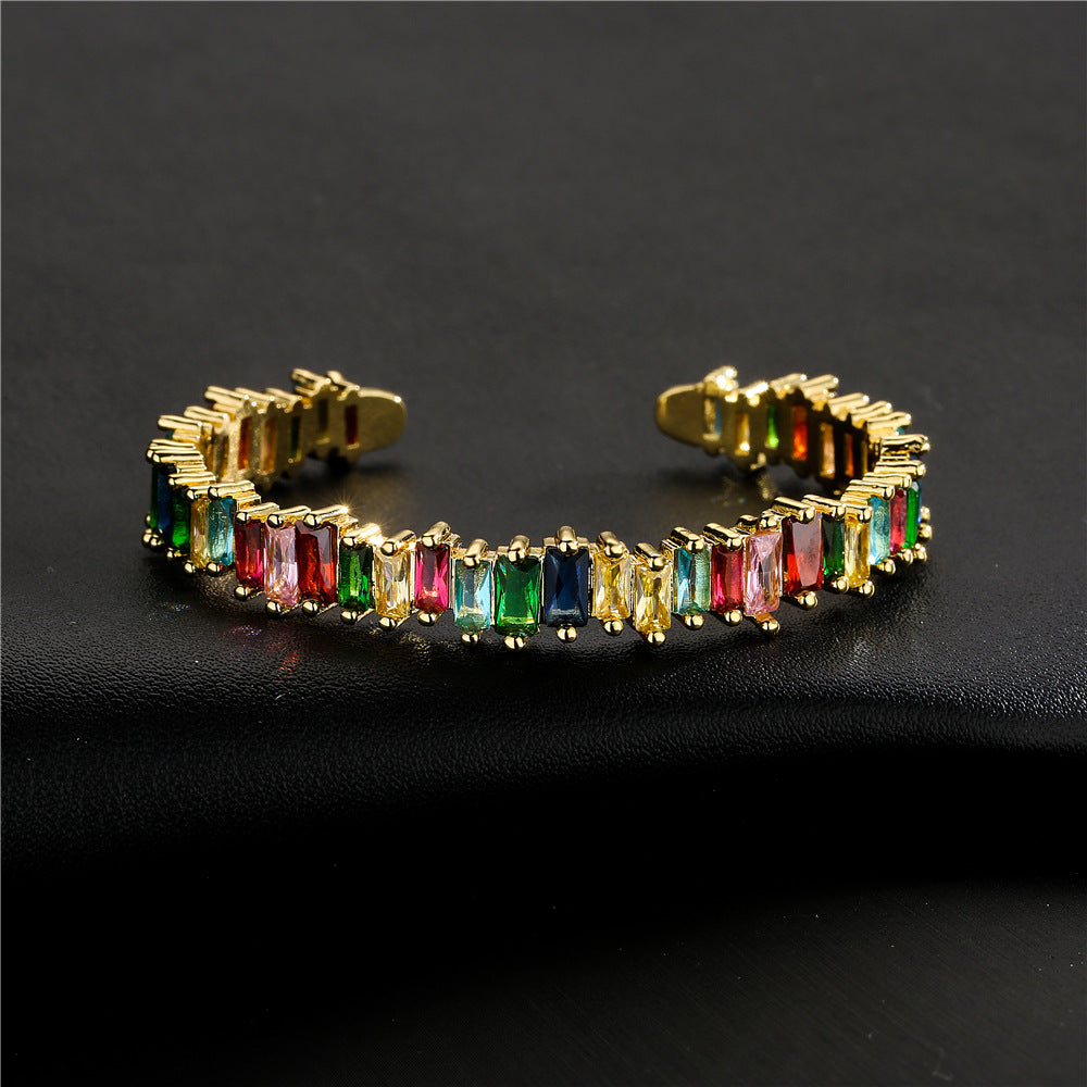 Rainbow Cuff Bracelet