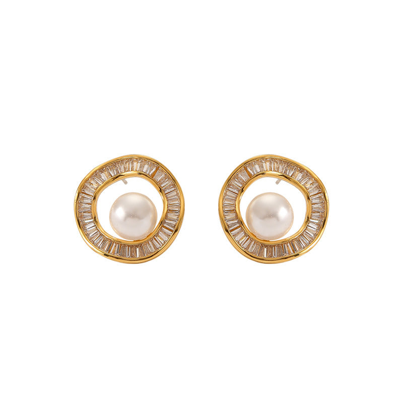 These earrings are versatile, perfect for adding a touch of sophistication to both casual and formal outfits. Whether for a special occasion or daily wear, they add a chic and timeless flair to any look.