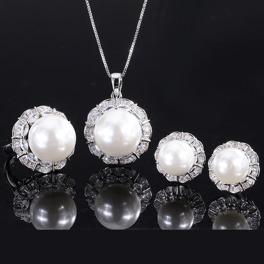 We Bring to you the finest range of Pearl and CZ jeweler designs. Made of Pure 92.5 % Pure sterling Silver.