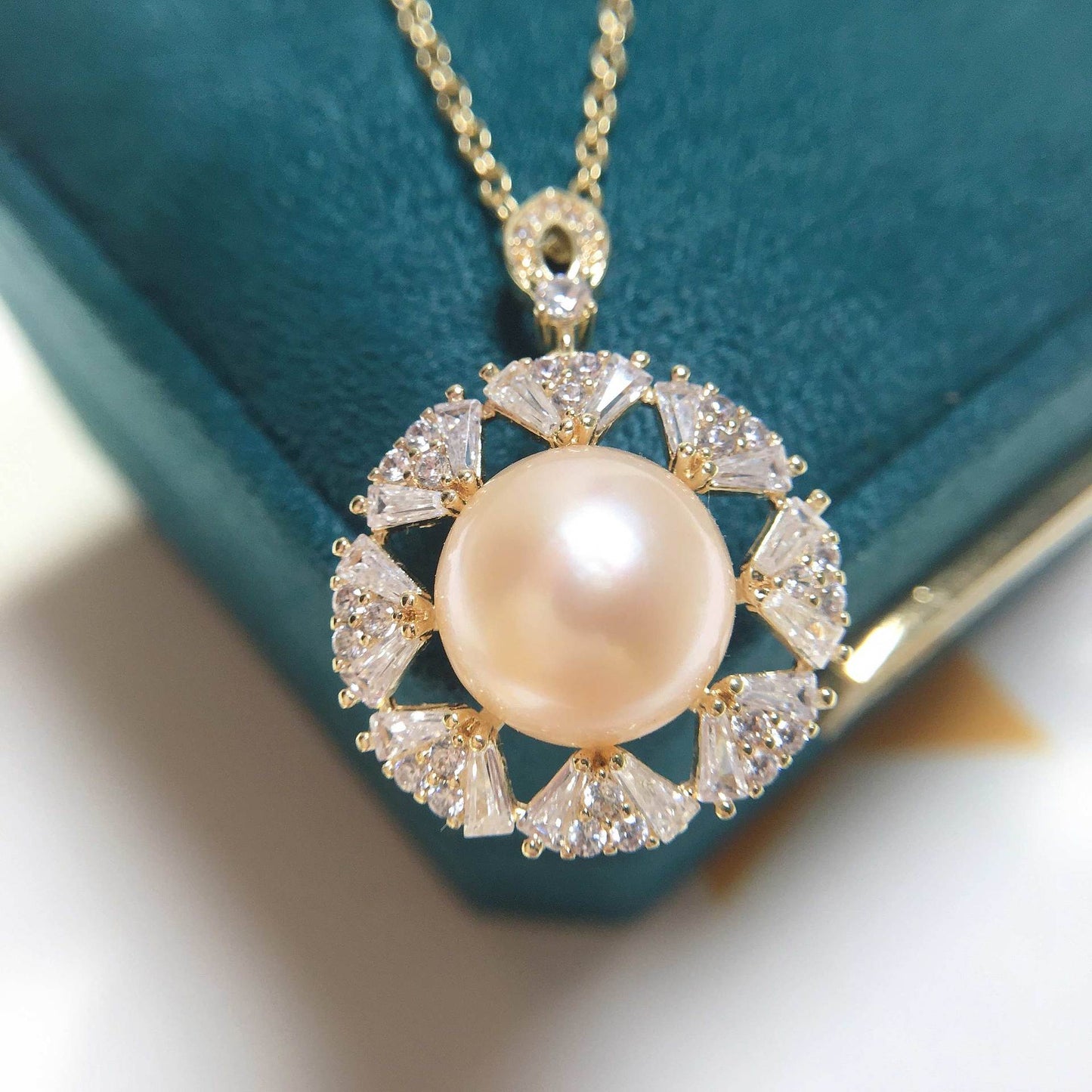 star Pearl Studded Necklace crafted from high-quality 925 sterling silver.