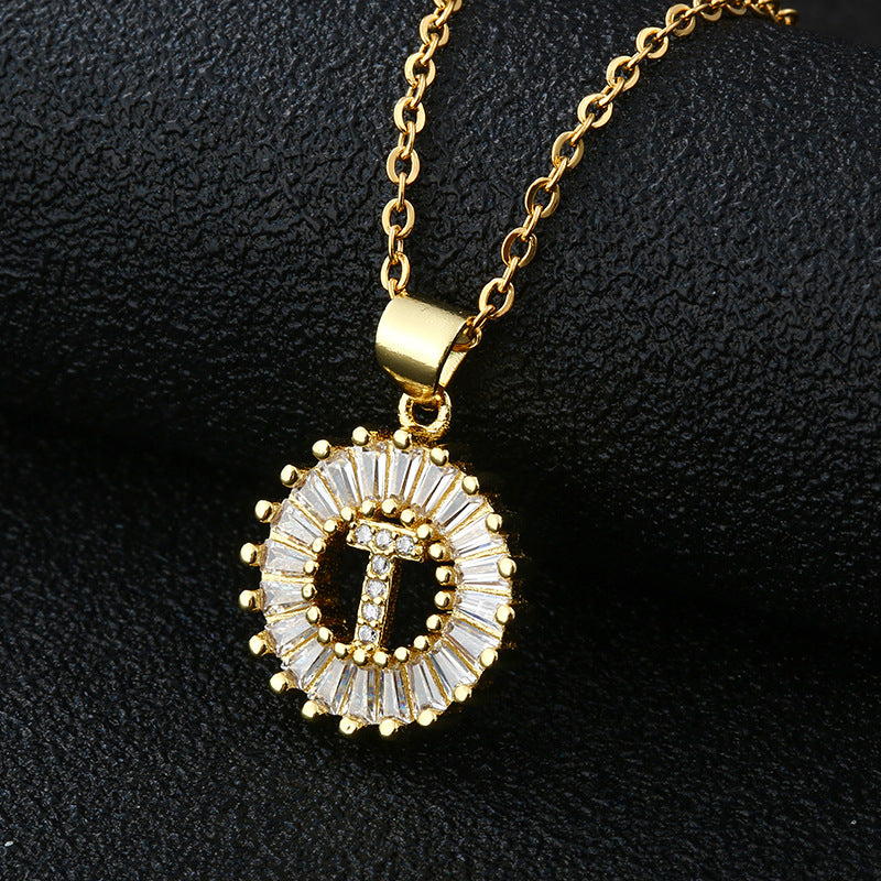 "Anti-tarnish necklace with a polished finish."