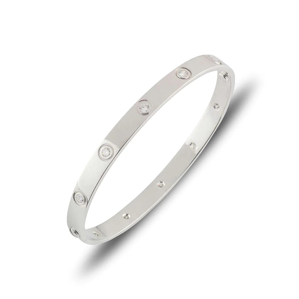 The Oval Love Bangle & Ring Combo Set