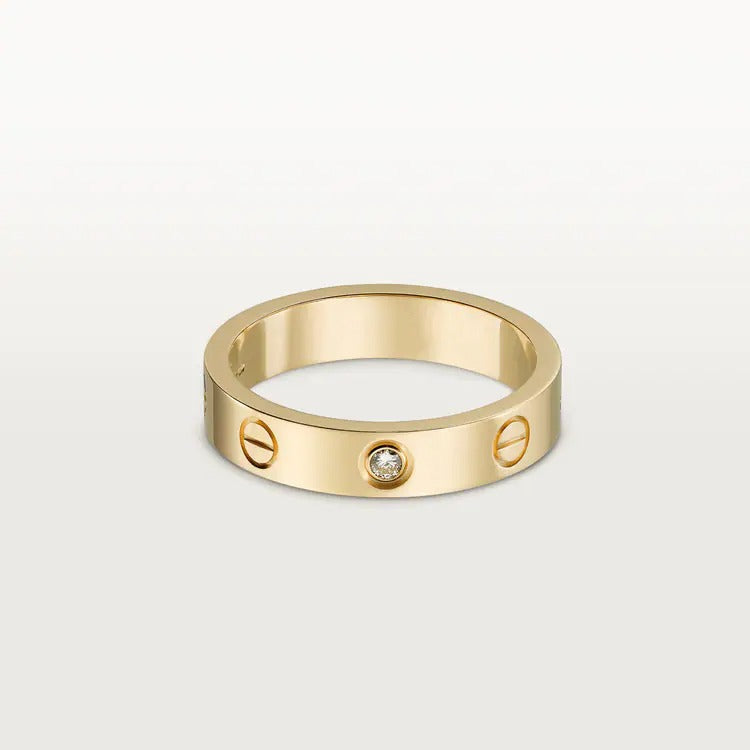 Studded Love Band Ring