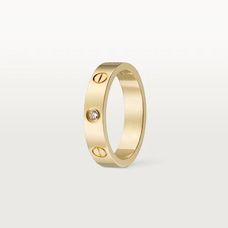 Studded Love Band Ring