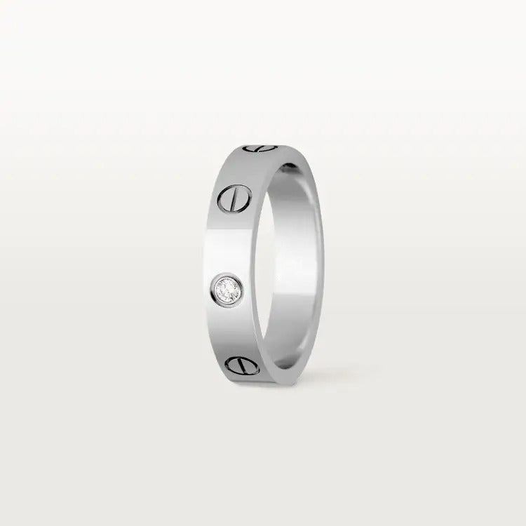 Studded Love Band Ring