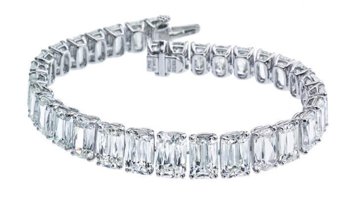 Marquise Baguette Tennis Bracelet