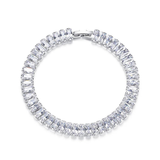 Marquise Baguette Tennis Bracelet