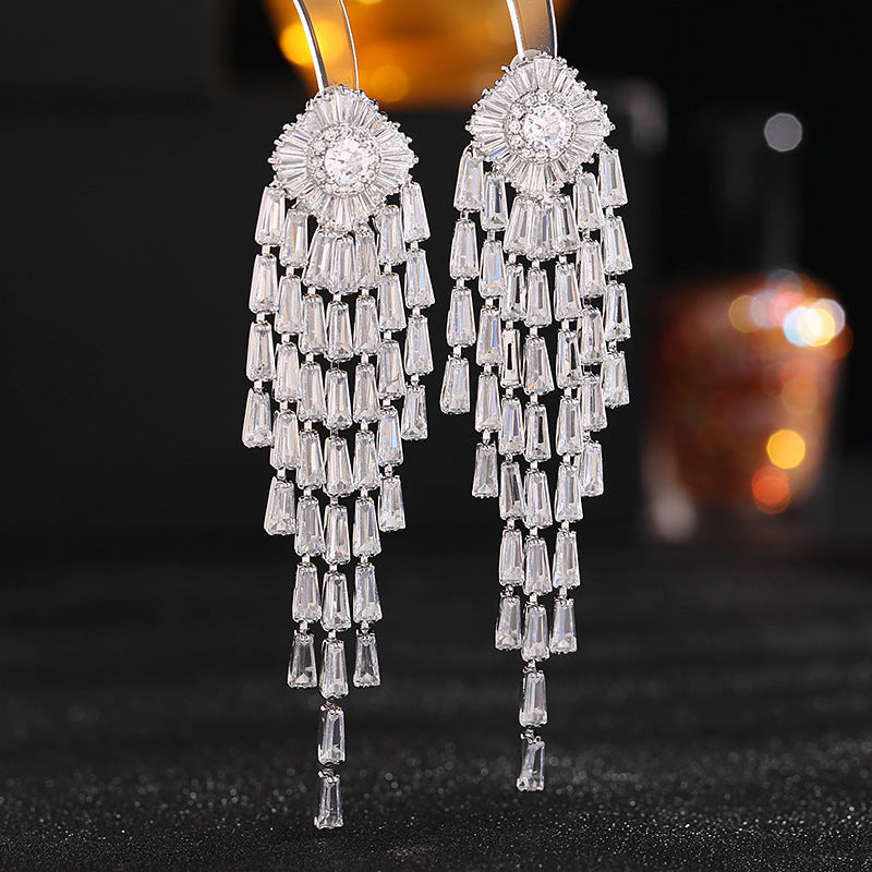 Crystal Chandelier Earrings