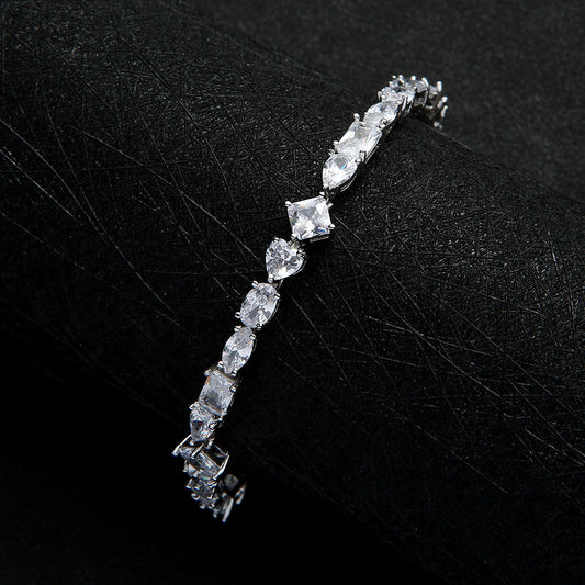 Celeste Mix-Cut Crystal Bracelet