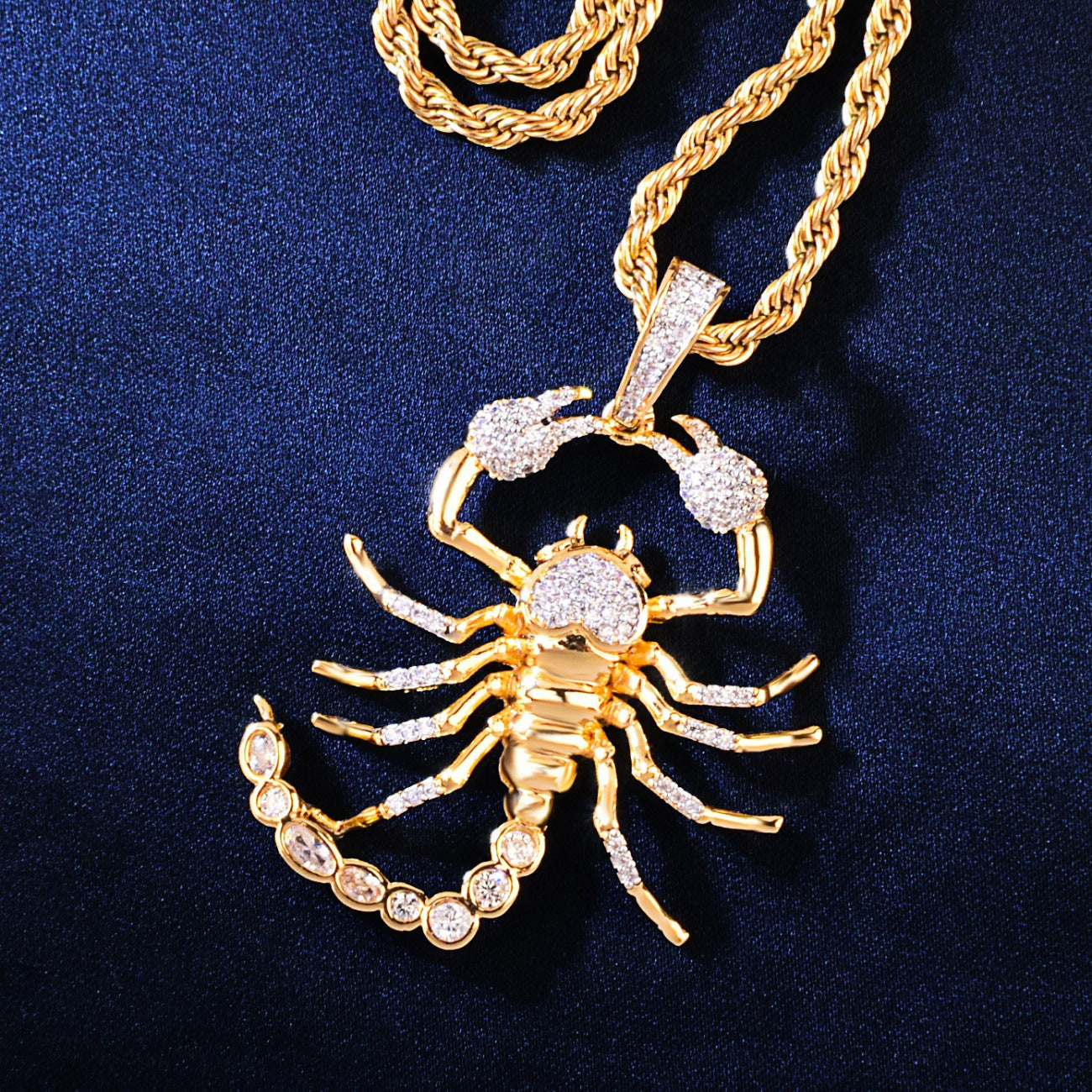 Iced Out Scorpion Necklace