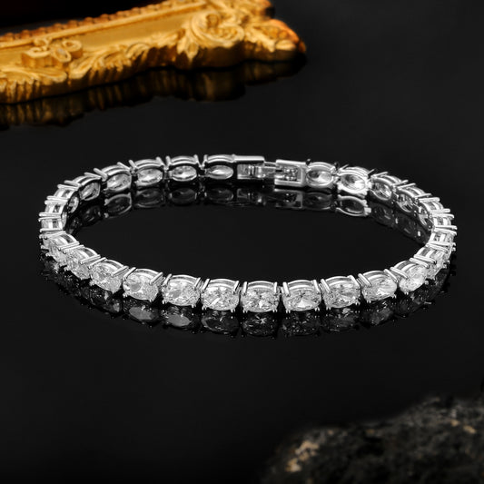 ELARA OVAL TENNIS BRACELET