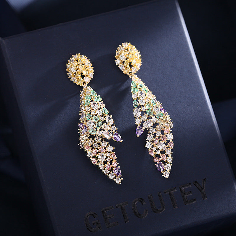 Bloom Multicolour Drop Earrings