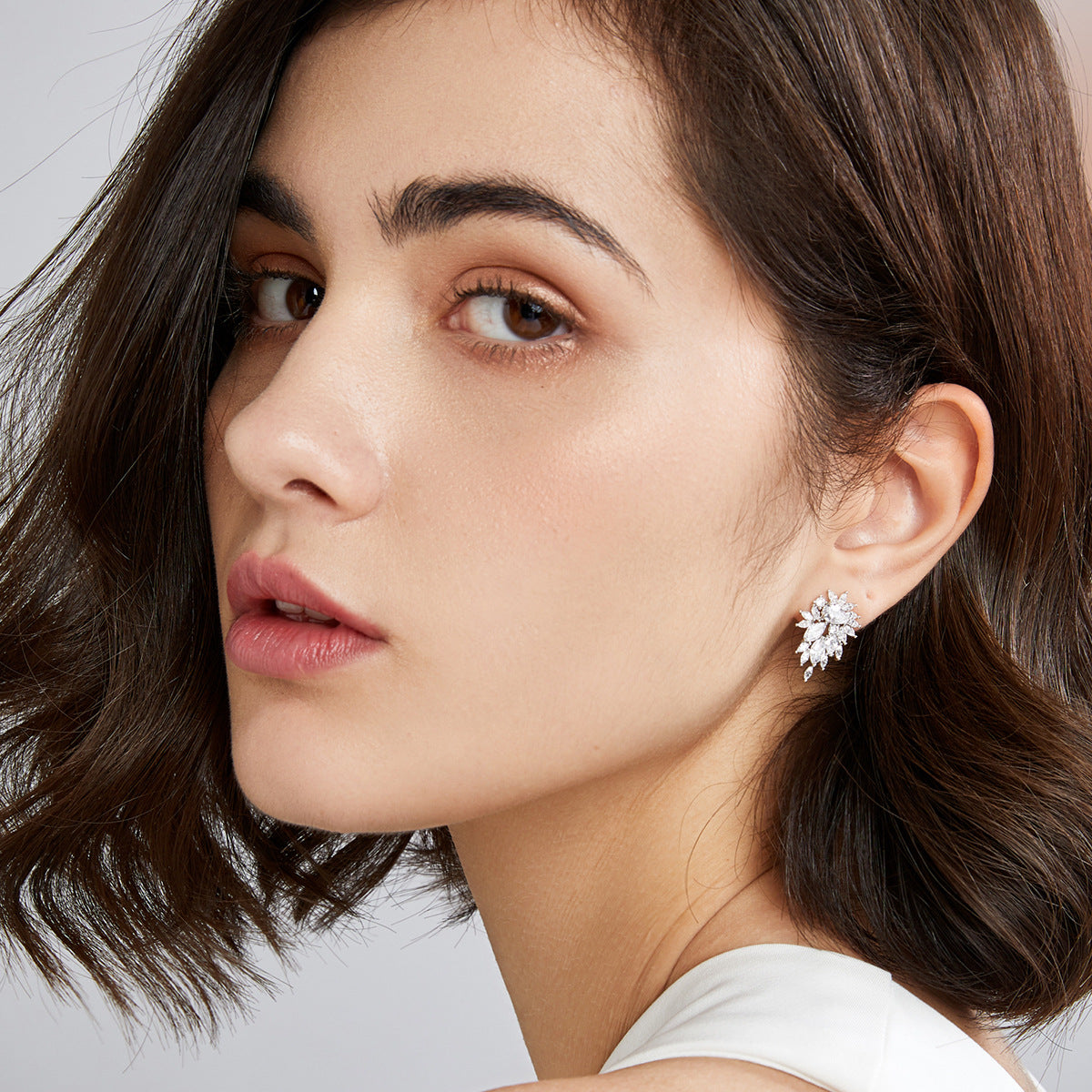 Floral Radiance Statement Earrings