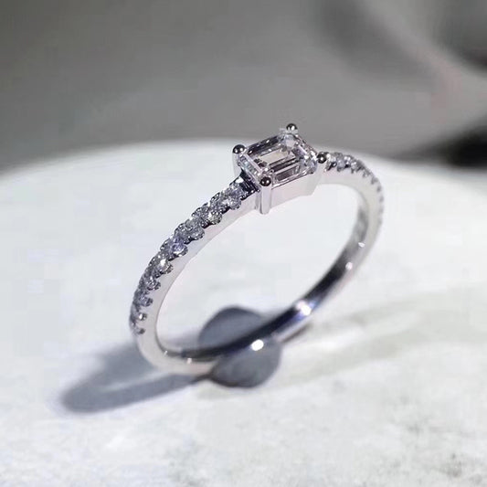 Teensy Diamond Studded Ring